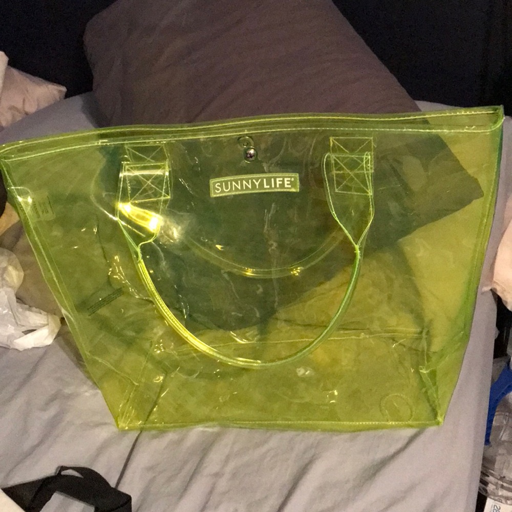 Sunny life neon tote